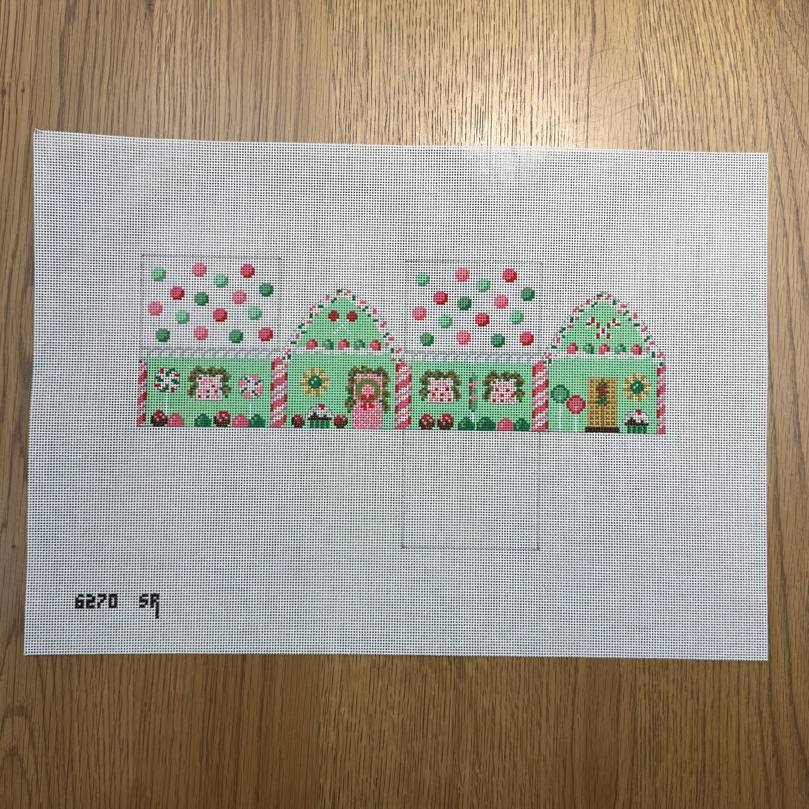 Pink & green Mints, 3D Gingerbread House SR6270