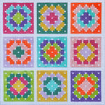 Granny Square Pillow SRD-96