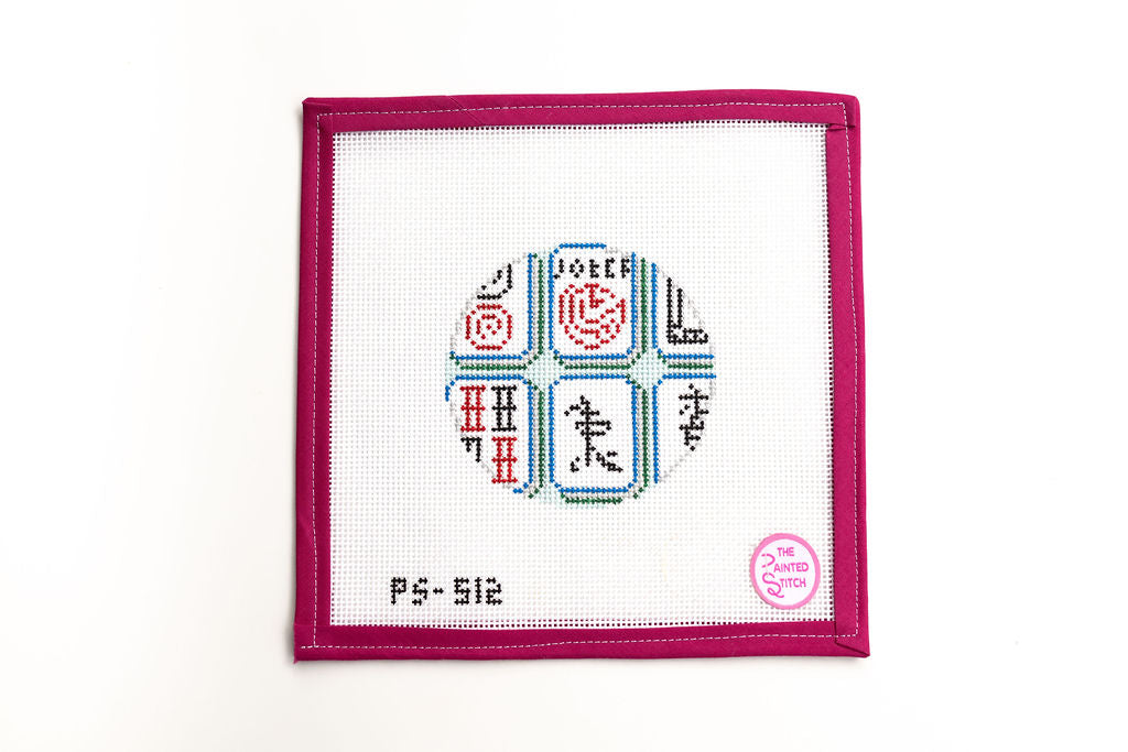 Mahjong Tiles Round Jewel PS512