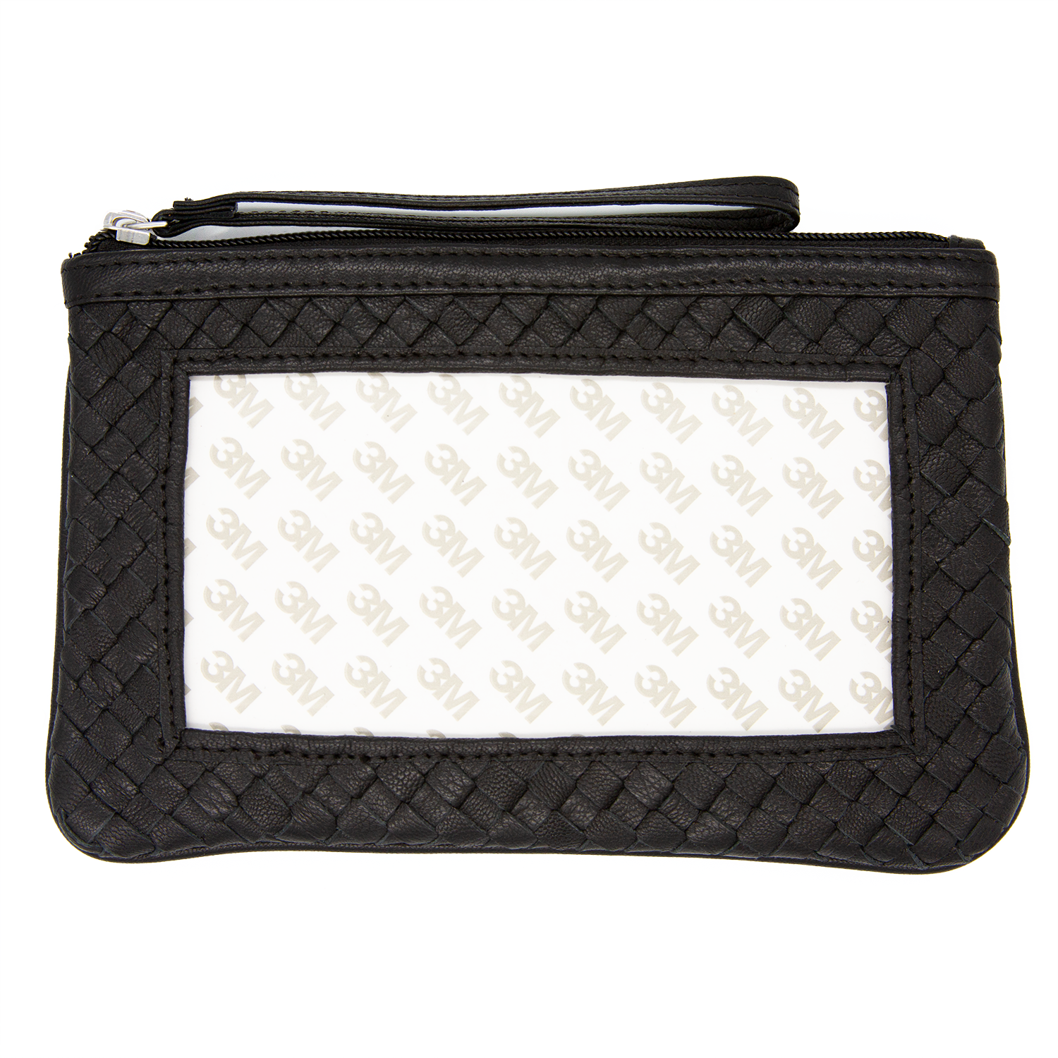 Leather Woven Clutch