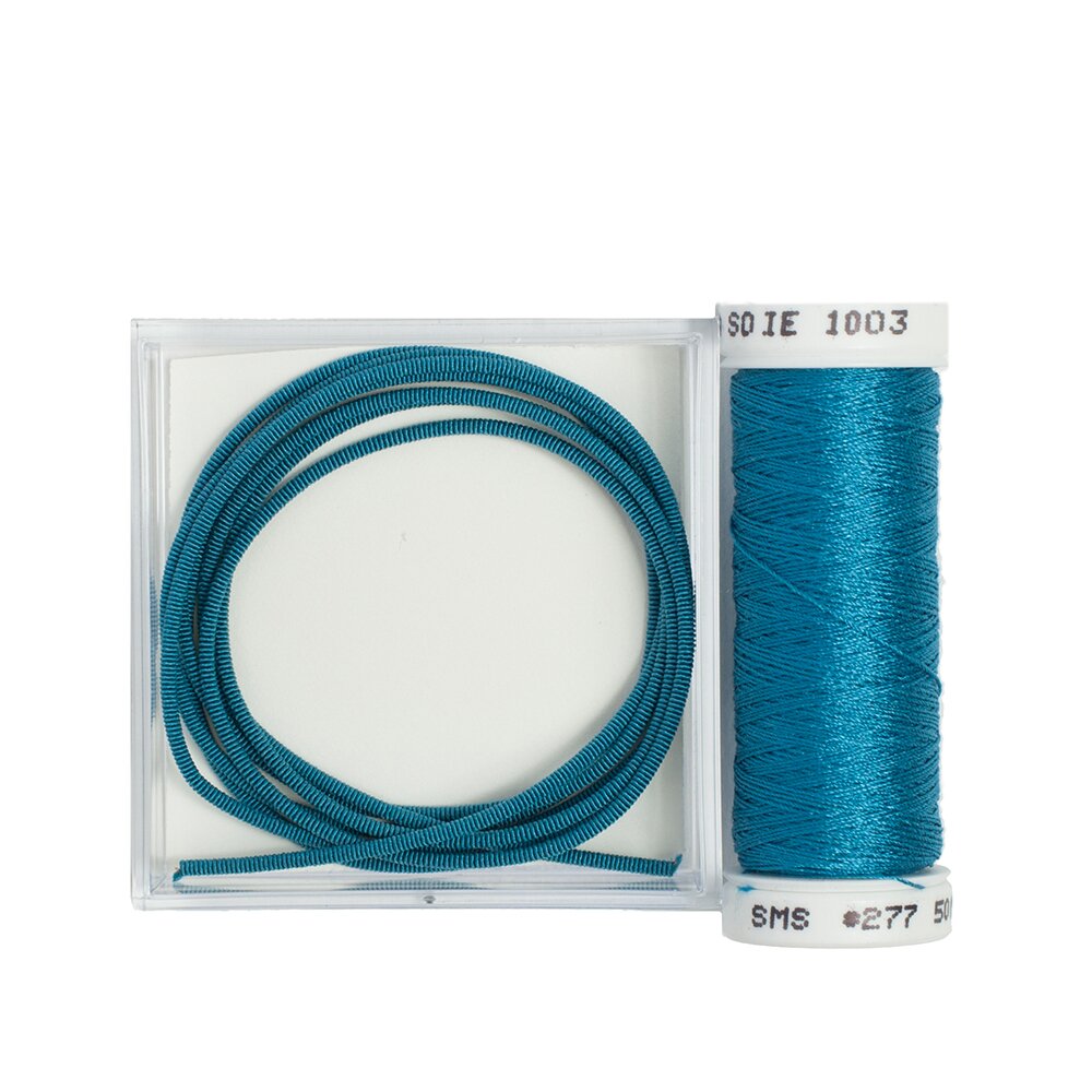 Silk Wrapped Purl Size 2 with Couching Thread