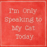 Speaking to My Cat Today - Coral SRD-22C