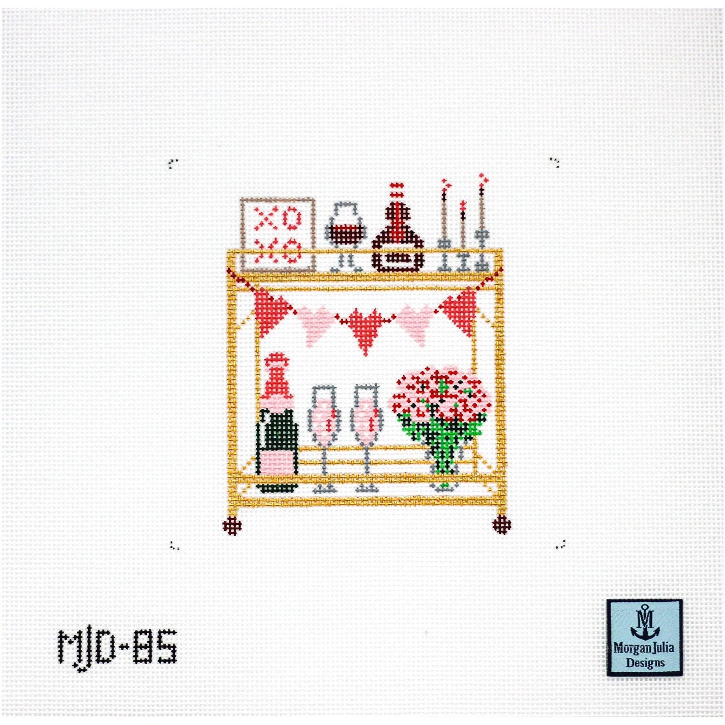 Valentines Day Bar Cart MJD-85