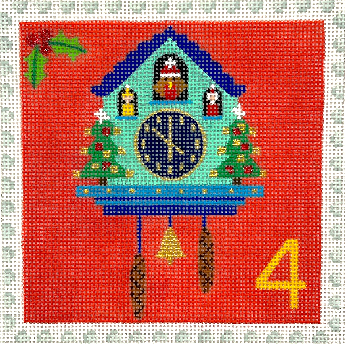 Klara Hawkins – Advent Stamp #4 – Coo Coo Clock KH-PL-04