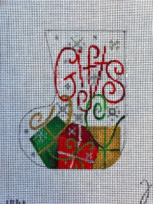 Gifts Script Mini Sock 444