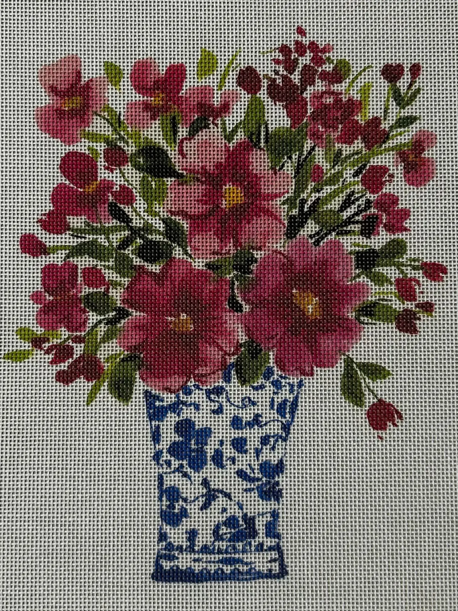 Chinoiserie with Pink Flowers ECT1126A