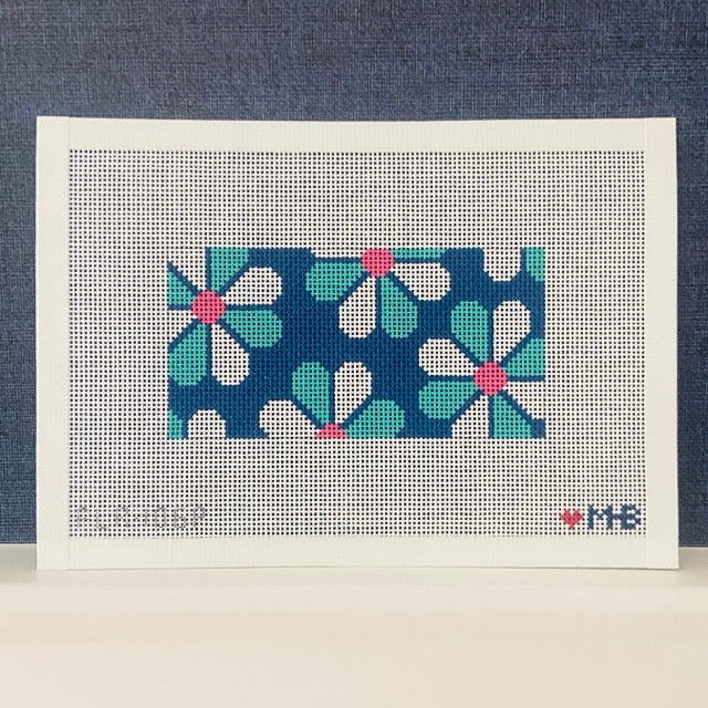 Flower Power (Teal Navy Pink) FLR106P