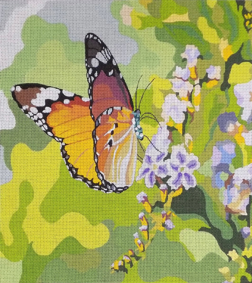 Butterfly and Flower GIA 24