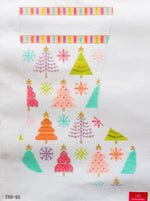 Whimsical Trees Stocking SRD-90