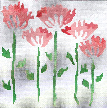 Precious Poppies Coral 34A