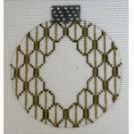 Initial Scallop Reflection - Gold Wg12435