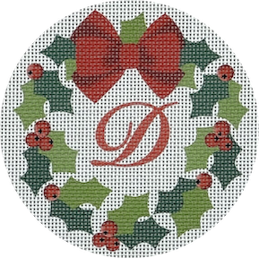 Wreath with Initial Personalized CHRW