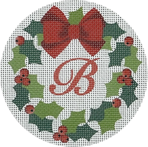 Wreath with Initial Personalized CHRW