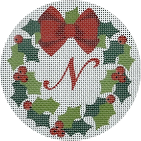 Wreath with Initial Personalized CHRW