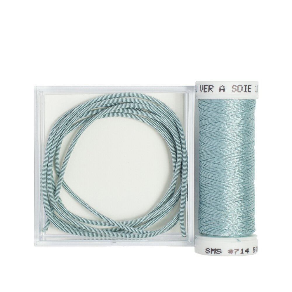 Silk Wrapped Purl Size 2 with Couching Thread