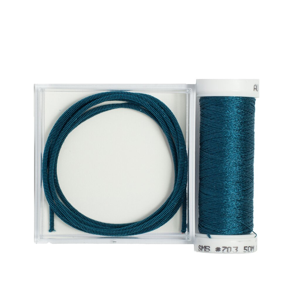 Silk Wrapped Purl Size 2 with Couching Thread