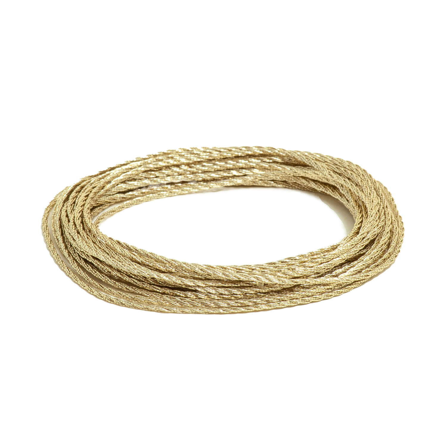 Metallic Soft Twist Trim Cord Size 20 3 Meters