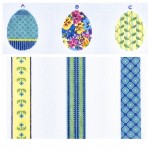 Pansy 3 Egg Omelette - blue, lavender, yellow WG12656