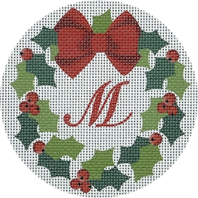 Wreath with Initial Personalized CHRW