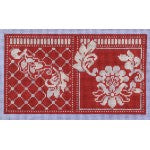 Karen's Red Damask Needle Case Wg12692N