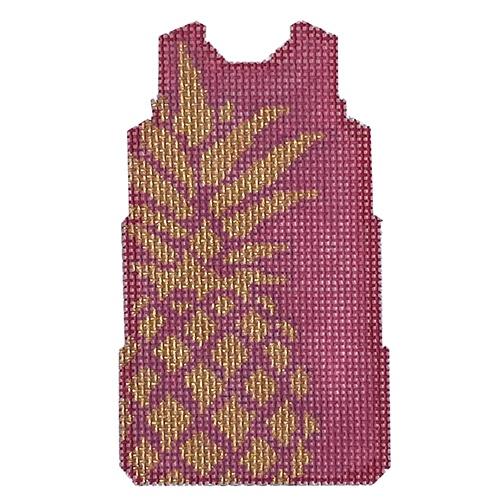 Pineapple Stencil Mini Shift/Pink NTG TS220