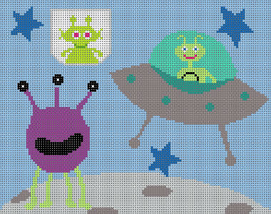 Martian & Monster Tooth Fairy Pillow S-230