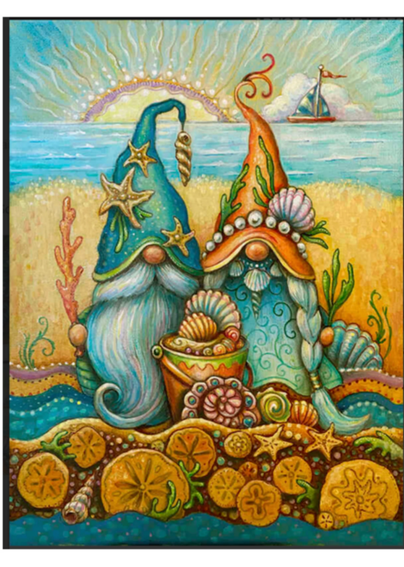 Seaside Gnomes A58 Stitch-A-Long DEPOSIT ONLY