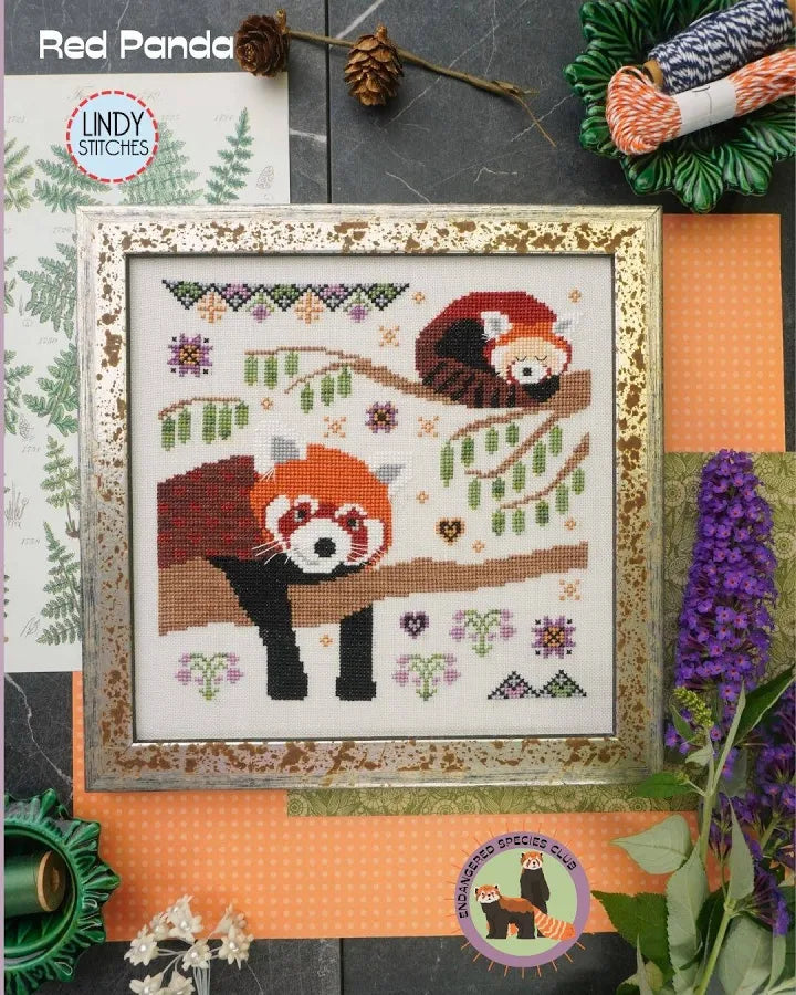 Red Panda Lindy Stitches xs