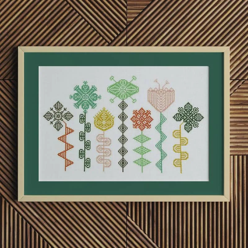 My Flowers Boomerang Stitches xs