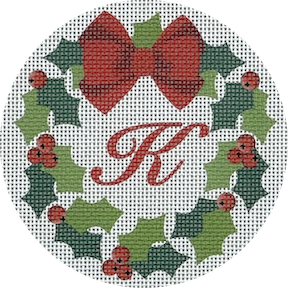 Wreath with Initial Personalized CHRW