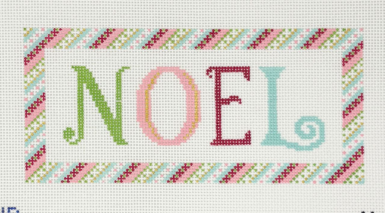 "Noel" Ribbon Border, 13m X-34