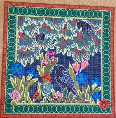 13 ct Wm's 12" Raven Pillow WG11846