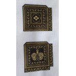 N's Bee Coin Purse - black & gold WG12762