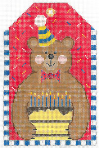 GIFT TAG :  BIRTHDAY BEAR XO-197l