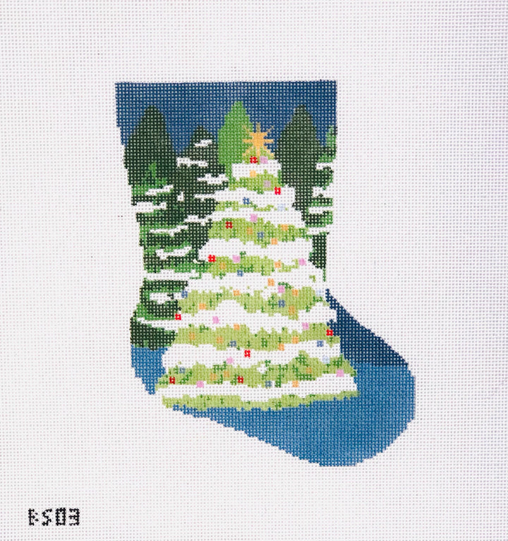 Winter Wonderland Ornament Size Bauble Stocking Canvas BS03