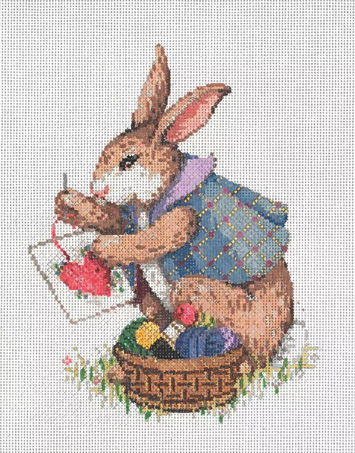 Stitching Rabbit by Sandra Gilmore Trunk Show
