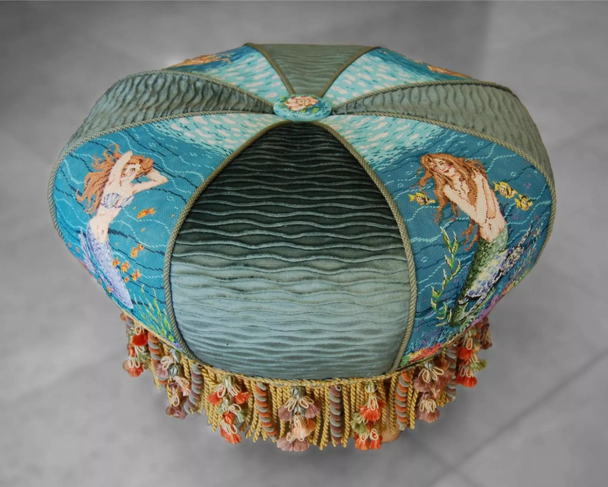 Mermaid Tuffet by Sandra Gilmore Trunk Show