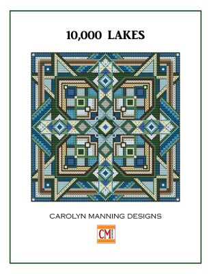 10,000 Lakes Cross Stitch Chart
