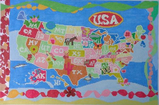 United States Map DI619