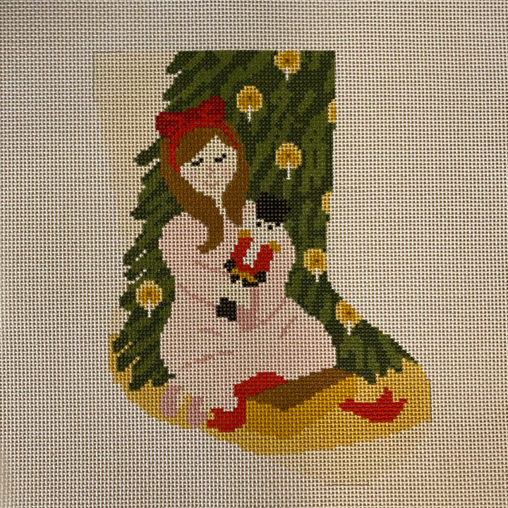 Clara with Nutcracker Midsize Stocking Canvas BS30