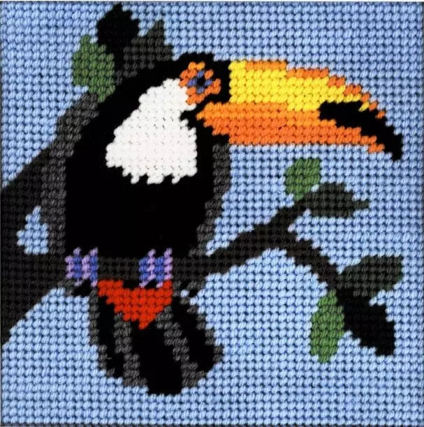 Little Moon Quickpoint Kit –Toucan by Sandra Gilmore