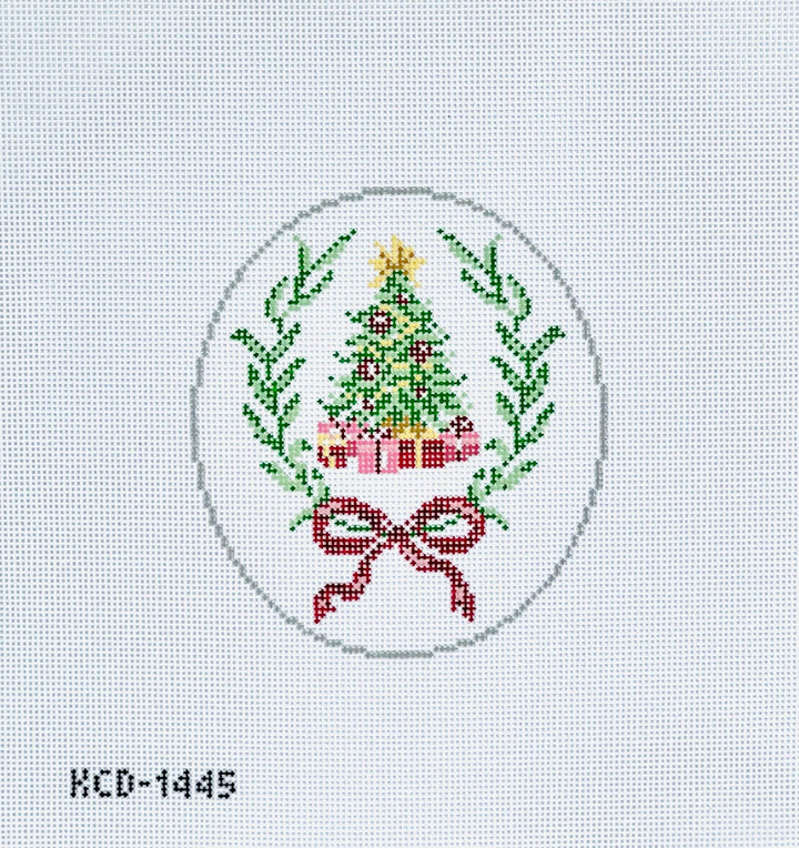 Christmas Tree Oval Ornament KCD 1445