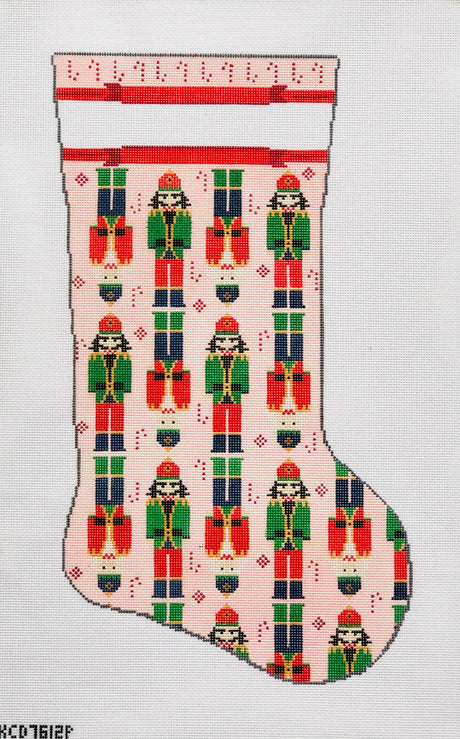 Nutcracker on Pink Stocking KCD7612P