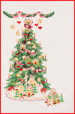 Christmas Tree with Cookies Stocking CS 179-13