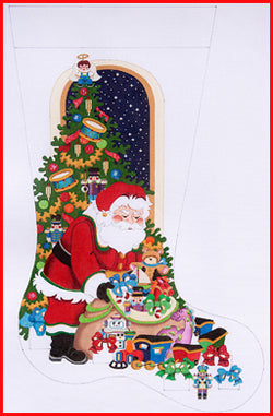 Santa with Toy Sack CS279