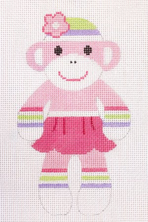 Sock Monkey Pink Skirt  PJ's SM5