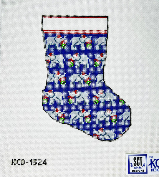 Elephant Mini Sock Canvas KCD1524