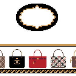 designer handbag clipart