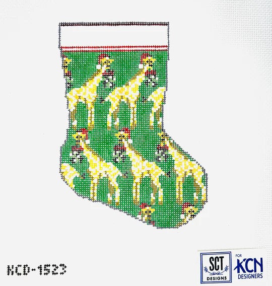 Giraffe Mini Sock Canvas KCD1523