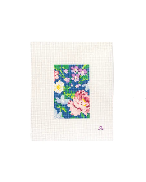 Midnight Blooms Passport Cover Canvas